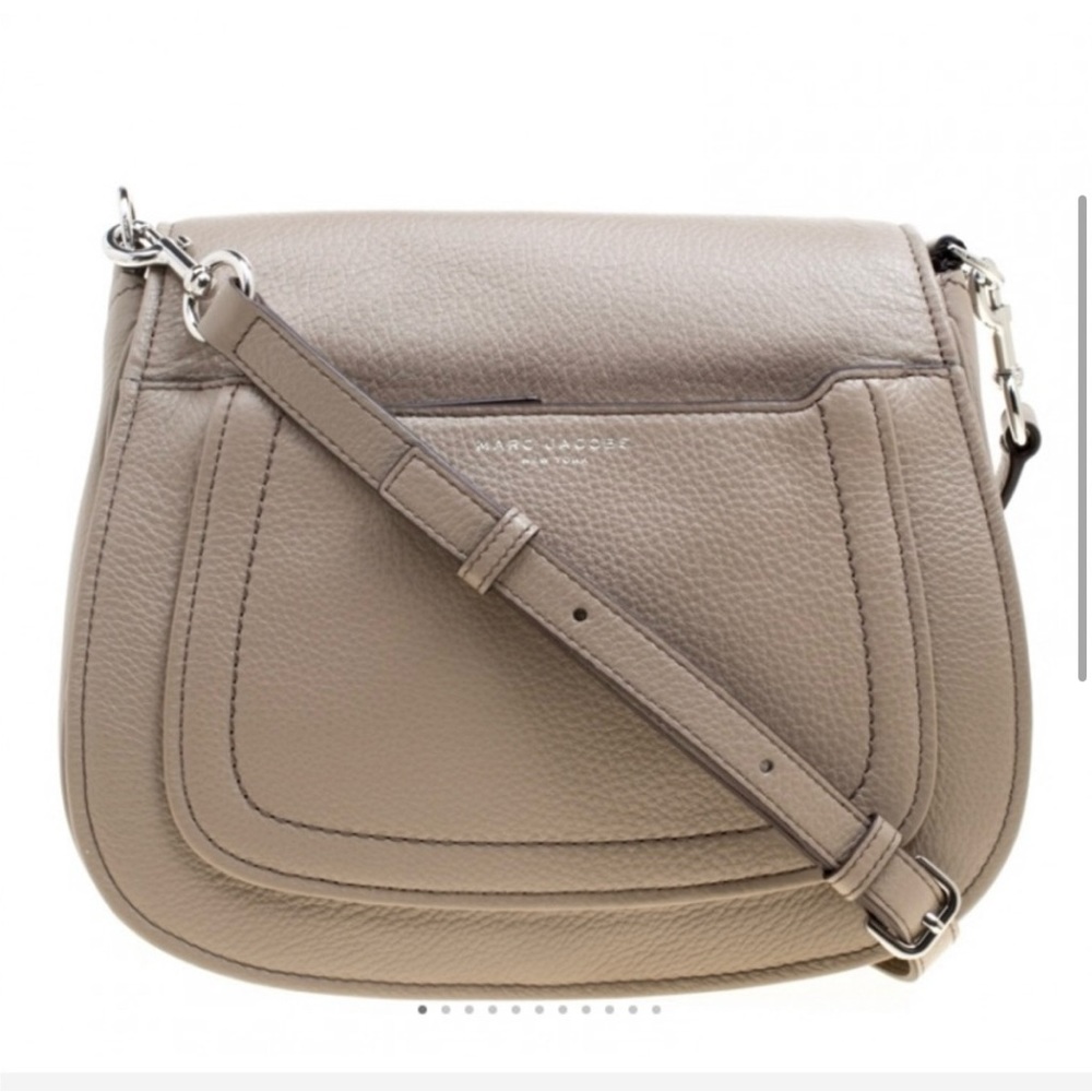 Marc Jacobs Leather Empire City Saddle Crossbody Bag